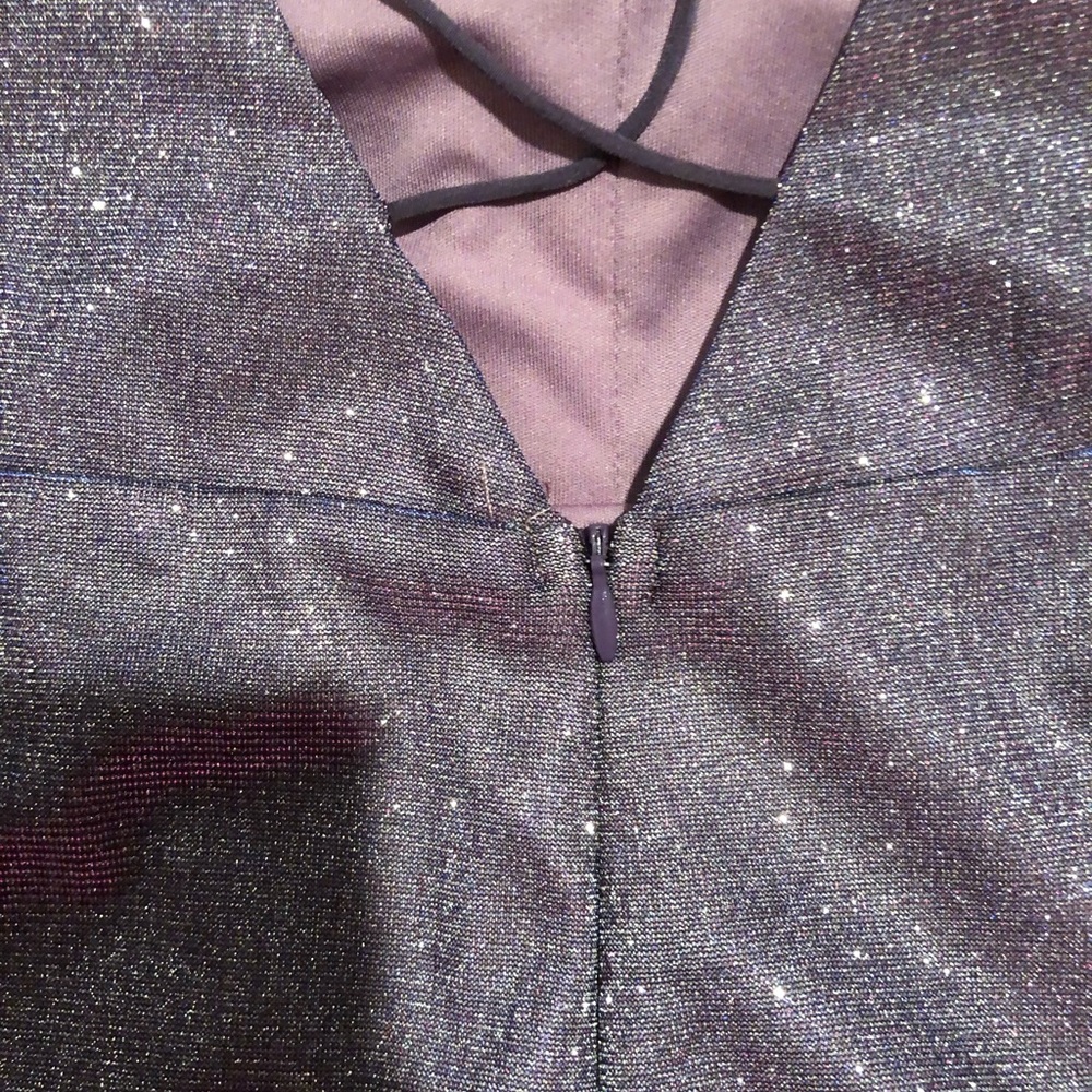 NWT Entry Purple Shimmer Dress - Picture 12 of 12